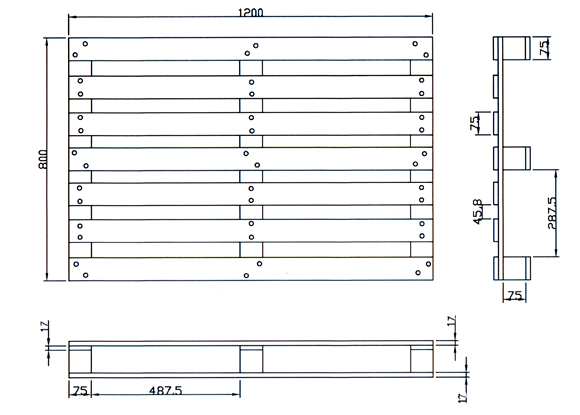 wymiary palety jednorazowej